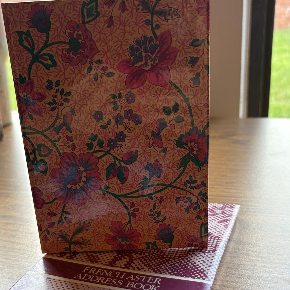 Avon Floral Notebook - Pink and Purple